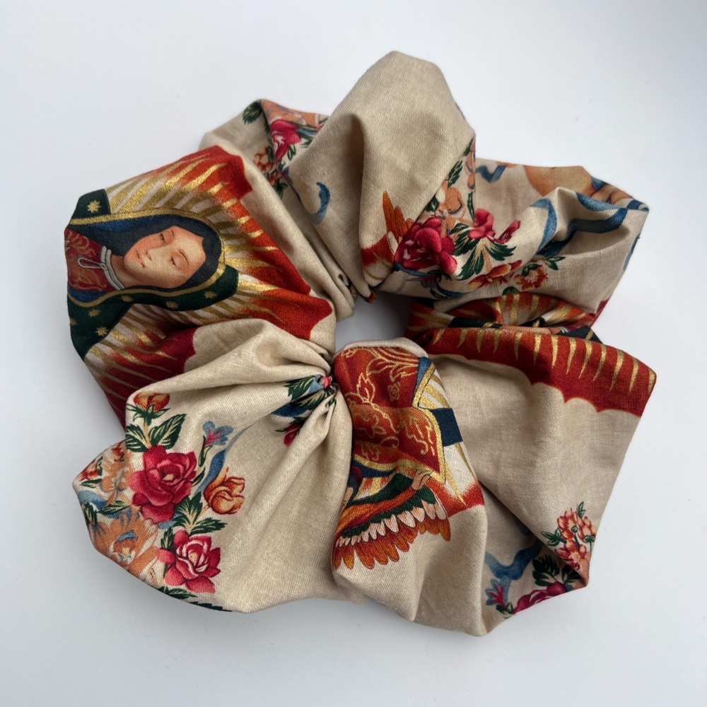Oversized Religious Scrunchie